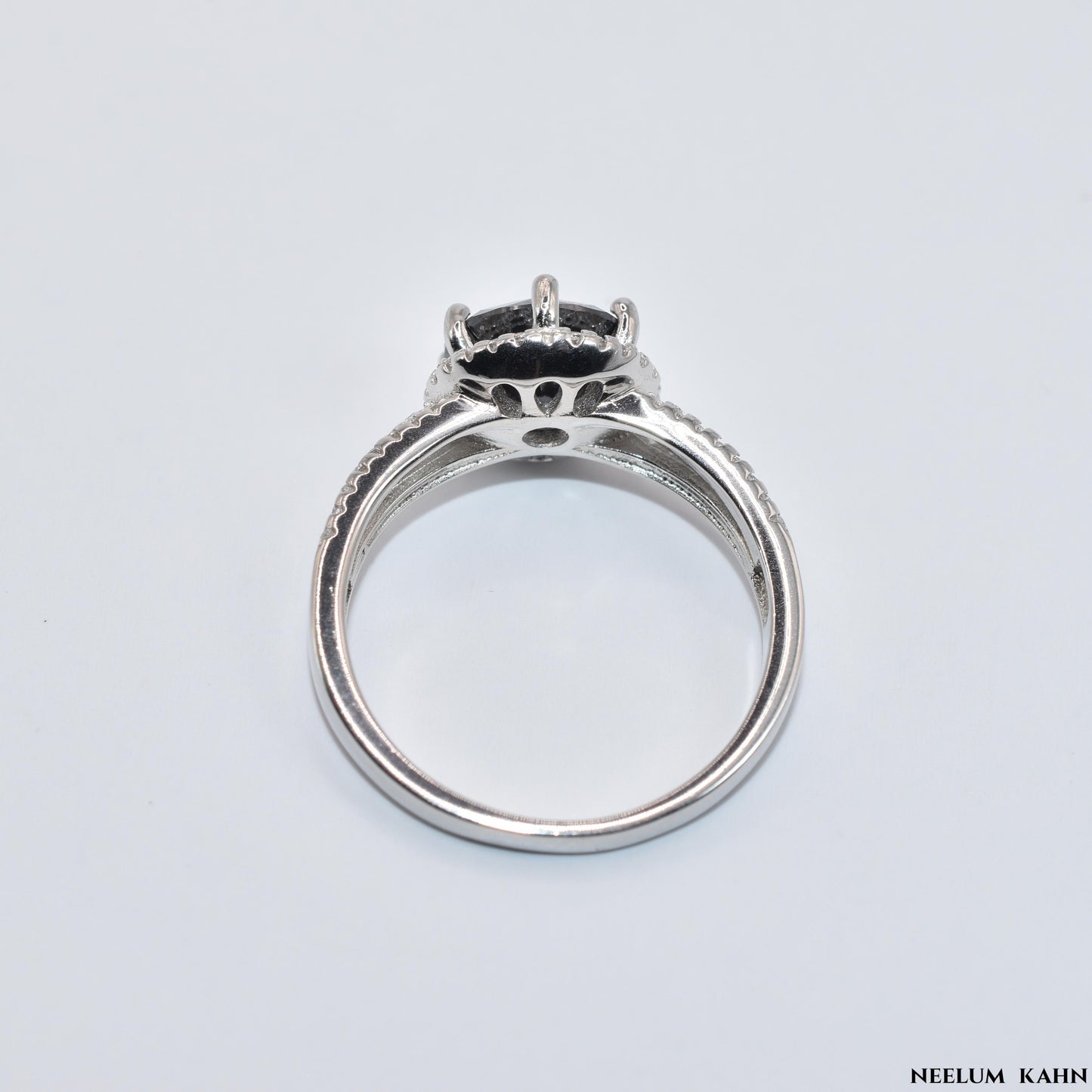 Certified 3Ct Black Moissanite Diamond Ring for Men | S925 Silver Ring