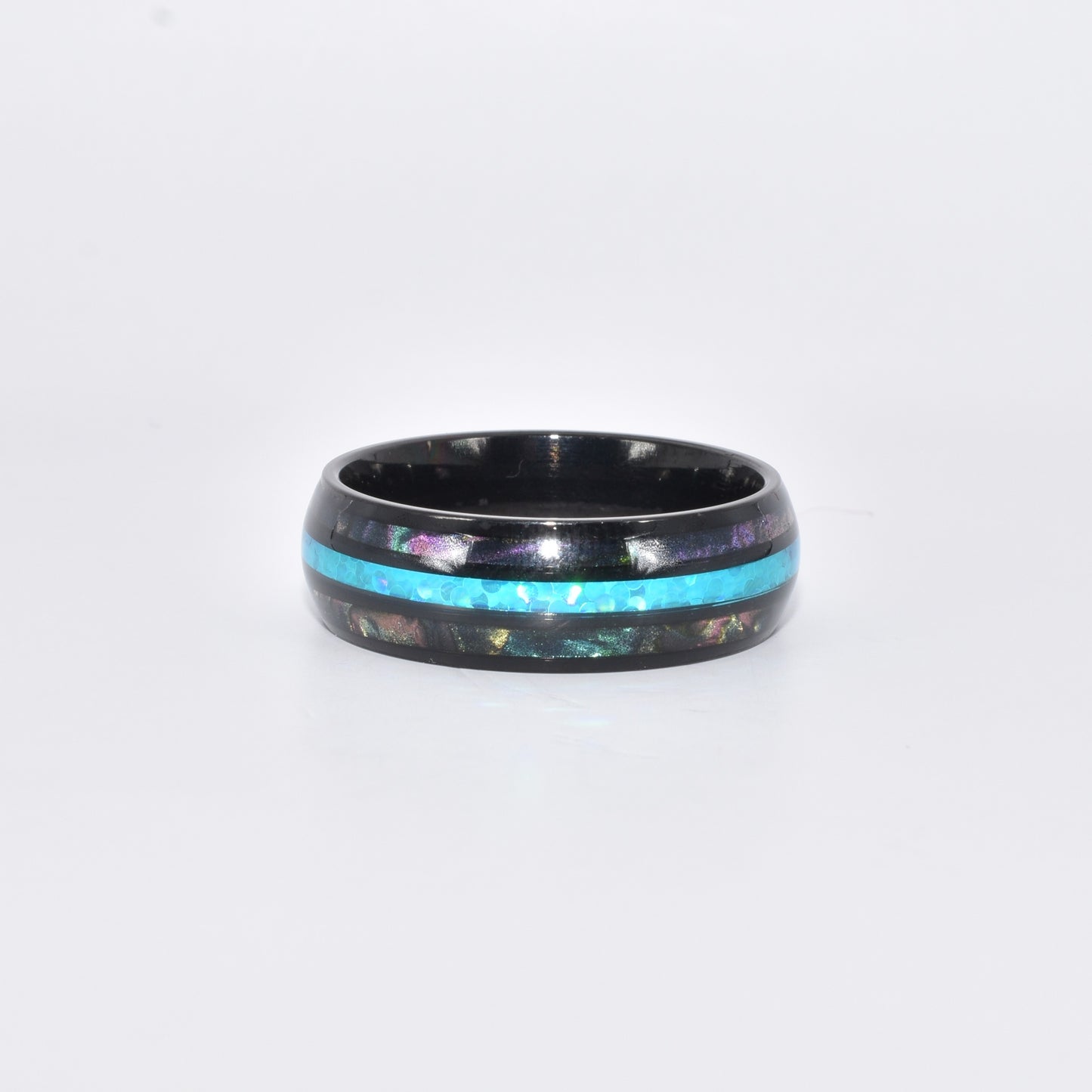 Stainless Steel Black and Blue Band for Men and Women