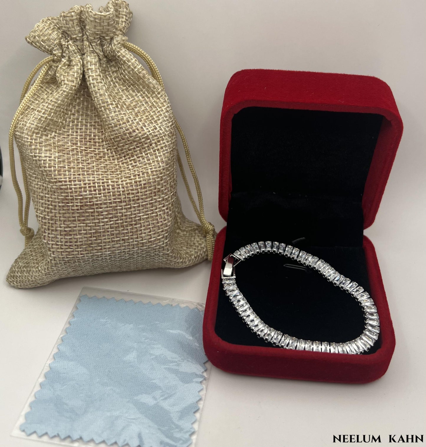 New S925 Silver Zircon Bracelet for Men & Women – 7 Inch Length