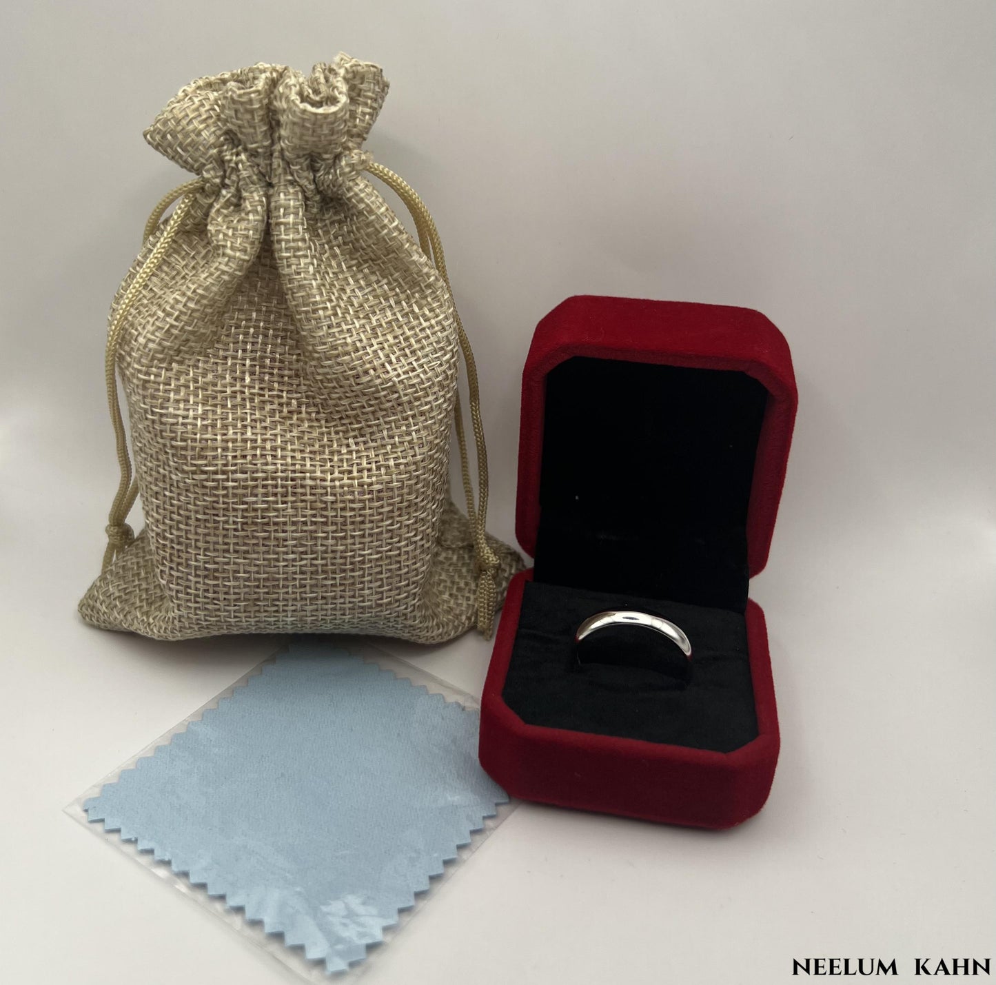 Solid 925 Sterling Silver Gold Plated Ring for Men and Women