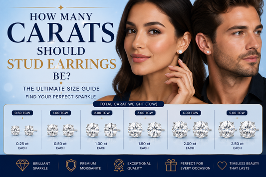 How Many Carats Should Stud Earrings Be? A Complete Size Guide (2026)