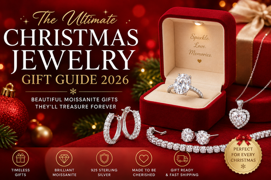 The Ultimate Christmas Jewelry Gift Guide 2026: Beautiful Moissanite Gifts They'll Treasure Forever