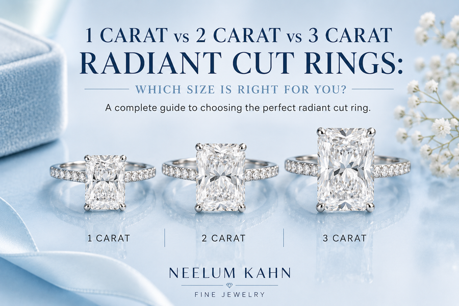 Radiant cut rings
