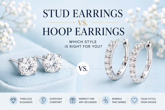 Image showing hoop earrings vs stud earrings