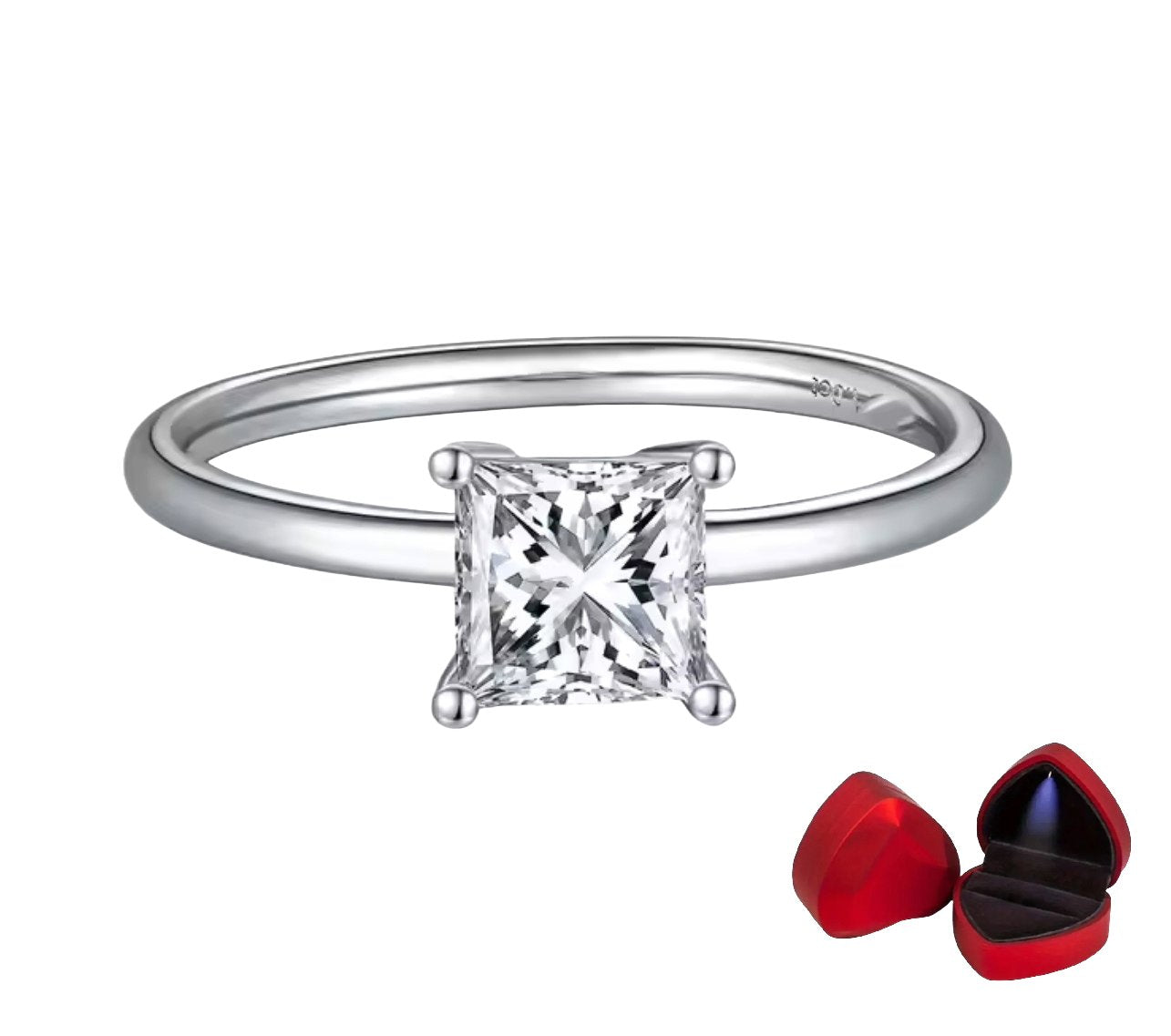 Moissanite Diamond Rings