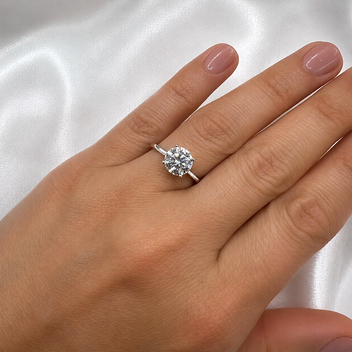 2ct Moissanite Proposal/Engagement Ring | S925 Silver | VVS1