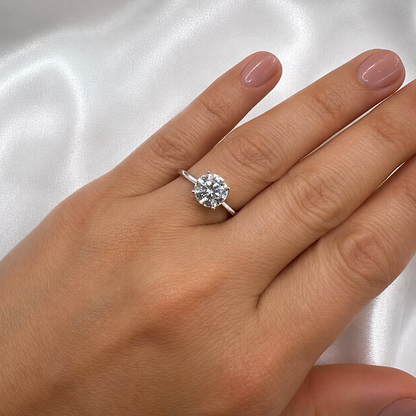 2ct Moissanite Proposal/Engagement Ring | S925 Silver | VVS1