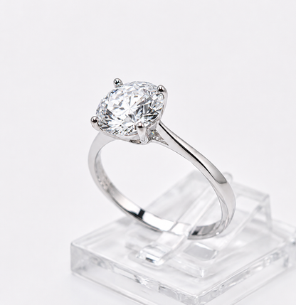 2ct Moissanite Proposal/Engagement Ring | S925 Silver | VVS1