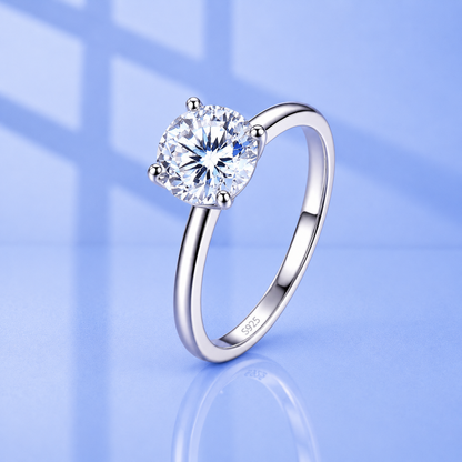 2ct Moissanite Proposal Ring | S925 Silver | VVS1