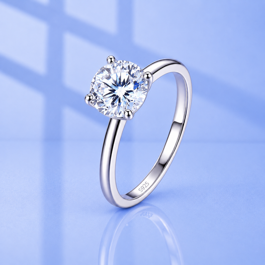 2ct Moissanite Proposal Ring | S925 Silver | VVS1