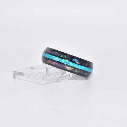 Stainless Steel Black and Blue Band for Men and Women