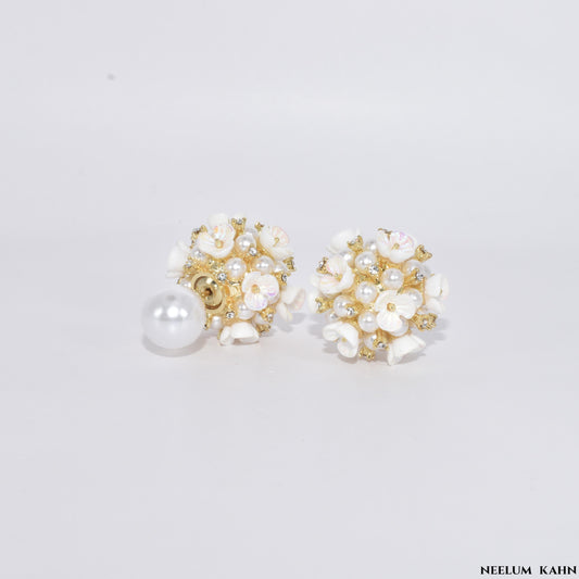 Pearl Earrings | Ear Needle S925 Silver