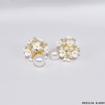 Pearl Earrings | Ear Needle S925 Silver
