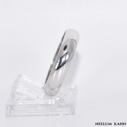 Solid 925 Sterling Silver Gold Plated Ring for Men and Women