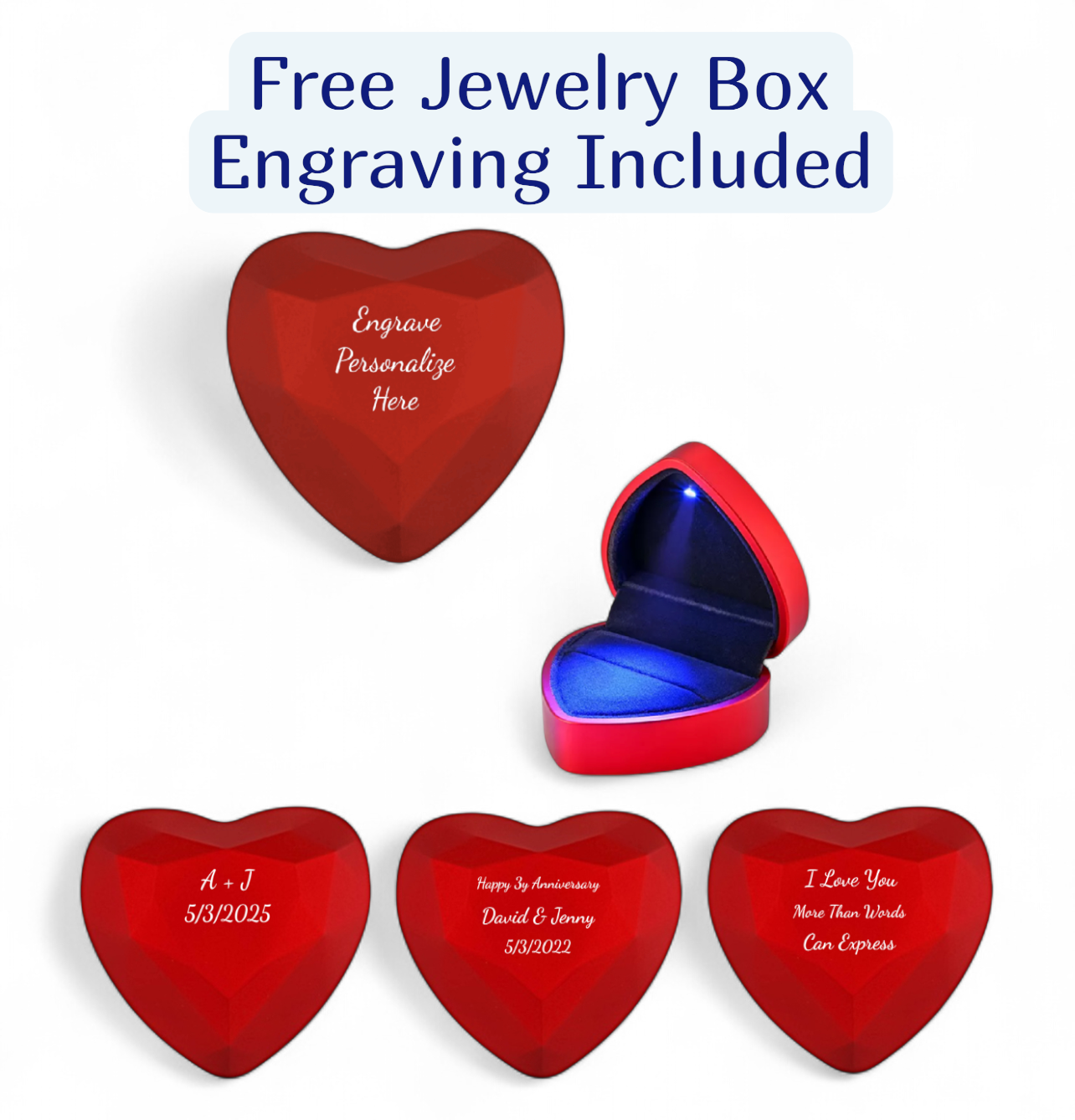 2CT+ Oval Halo Moissanite Engagement Ring with Luxury LED Gift Box