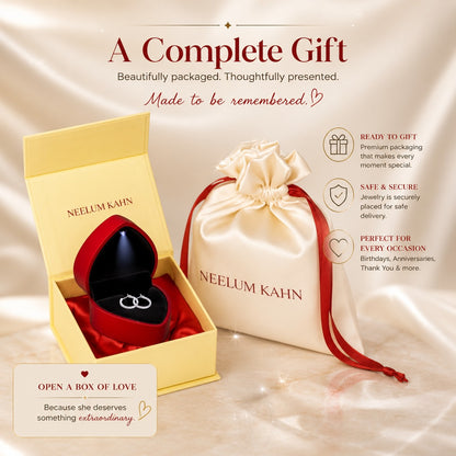 Certified Moissanite Hoop Earrings | S925 Silver | VVS1 D Color | LED Gift Box & Free Engraving