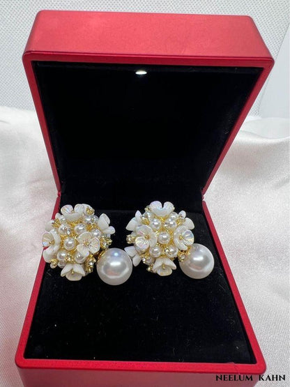 Pearl Earrings | Ear Needle S925 Silver