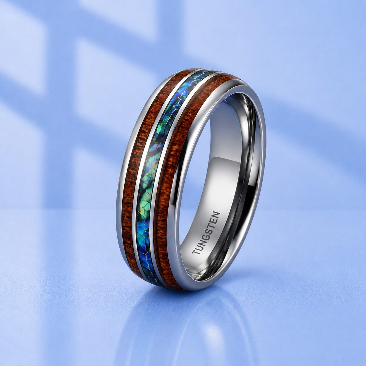 Men's Tungsten Carbide Ring | Durable & Stylish | Multiple Designs | Gift Box Included