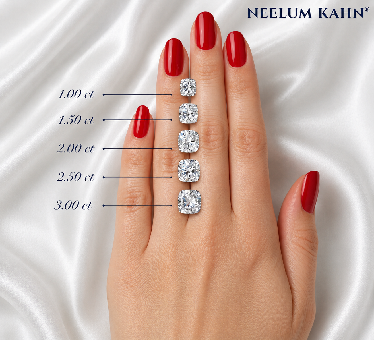 3ct Cushion Cut Moissanite Pave Setting Engagement Ring, 3Ct D VVS1, 925 Sterling Silver,