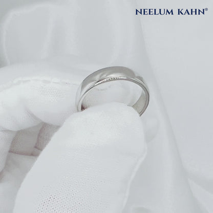 Men's Classic Dome Wedding Band | Gold Plated S925 Silver | 4.5mm | For Him & Her