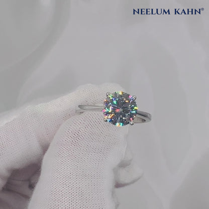 2ct Moissanite Proposal/Engagement Ring | S925 Silver | VVS1
